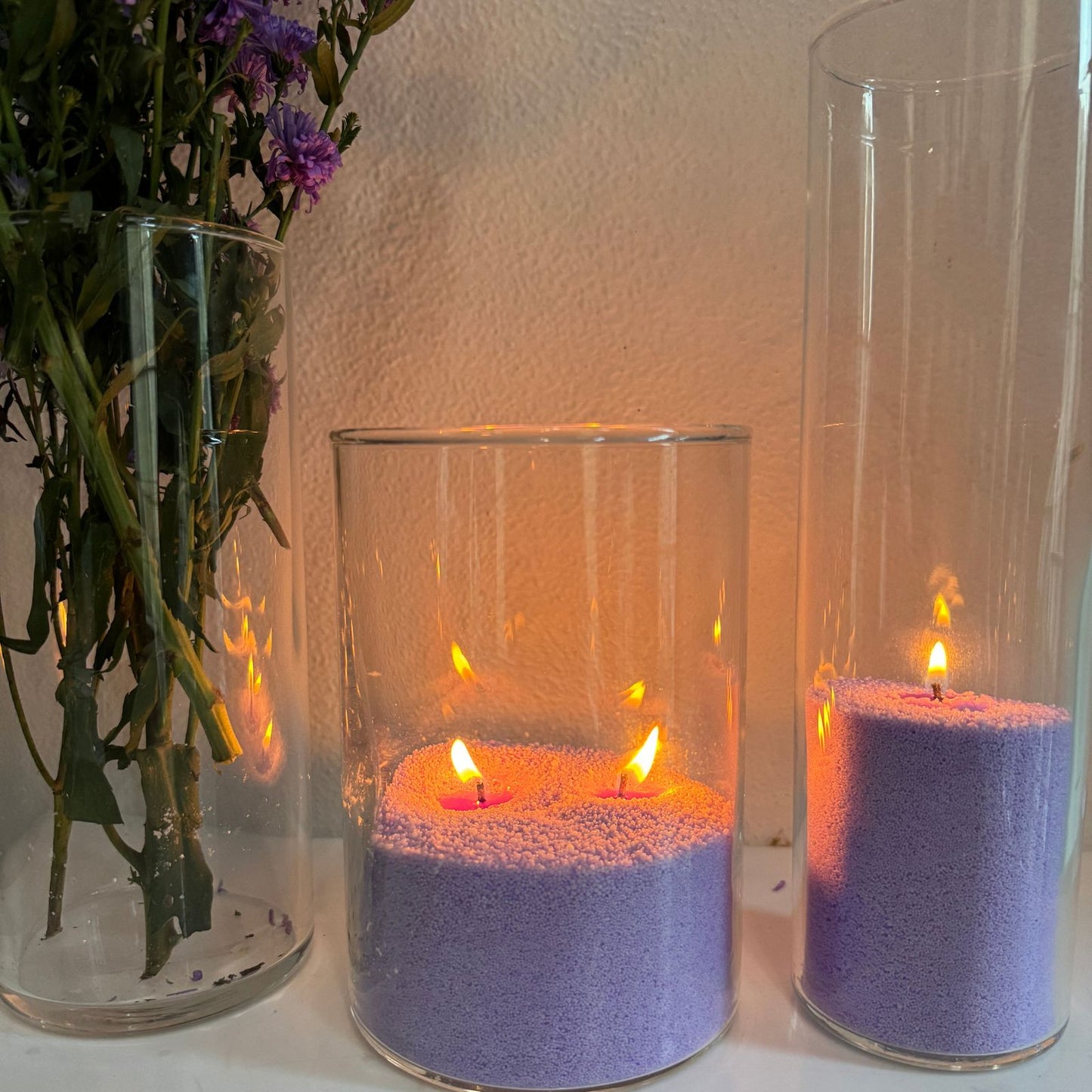 LAVENDER HAZE- LAVENDER PEARL CANDLES