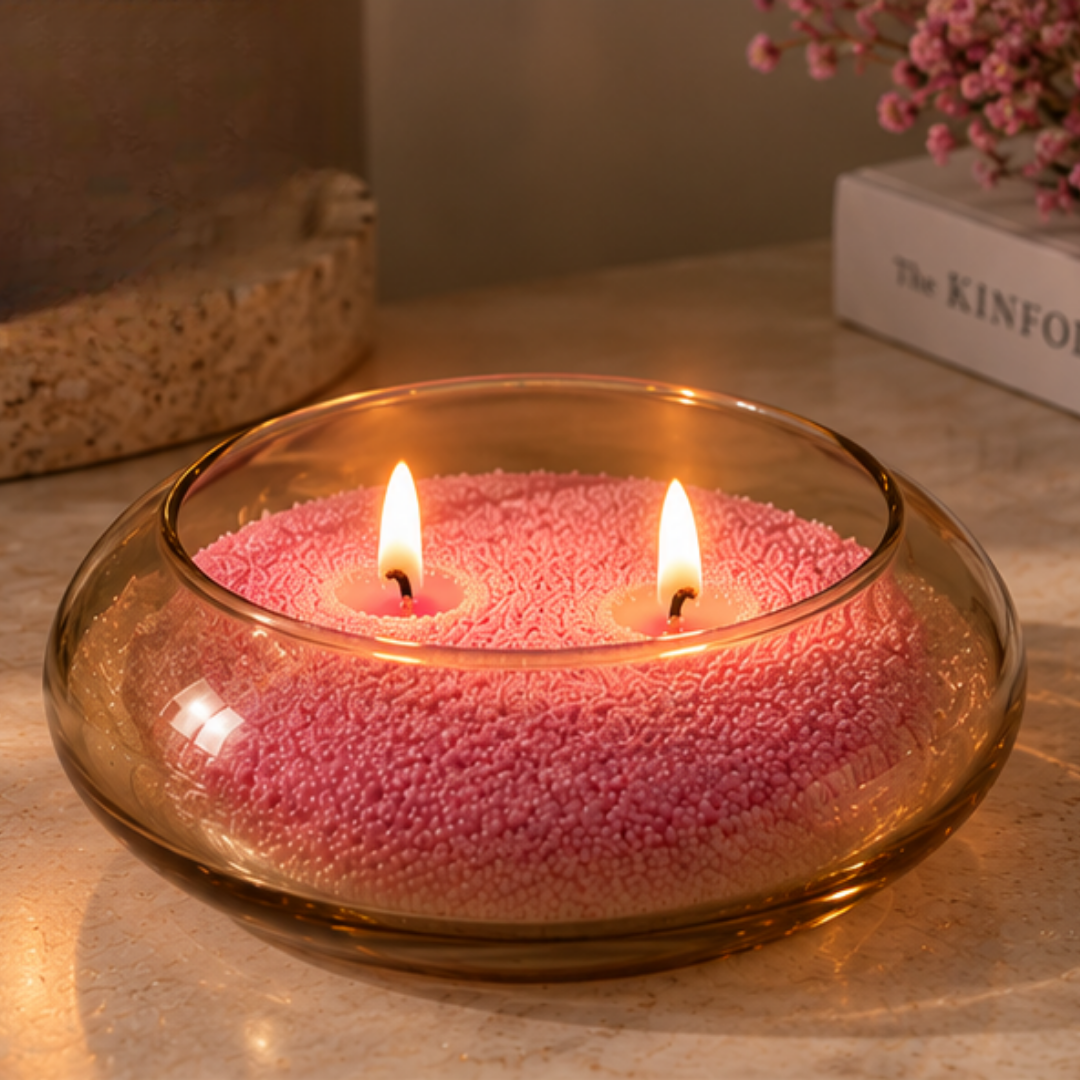 Golden Glass Bowl