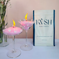 LUSH PINK - PINK PEARL CANDLES view 3