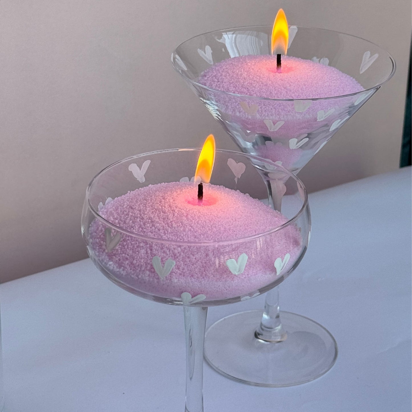 LUSH PINK - PINK PEARL CANDLES
