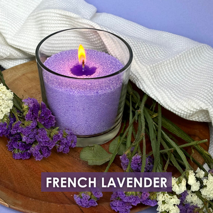 LAVENDER HAZE- LAVENDER PEARL CANDLES