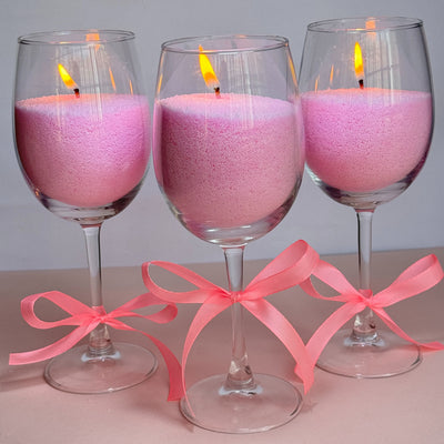 LUSH PINK - PINK PEARL CANDLES