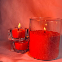 RED LOVE - RED PEARL CANDLES view 1