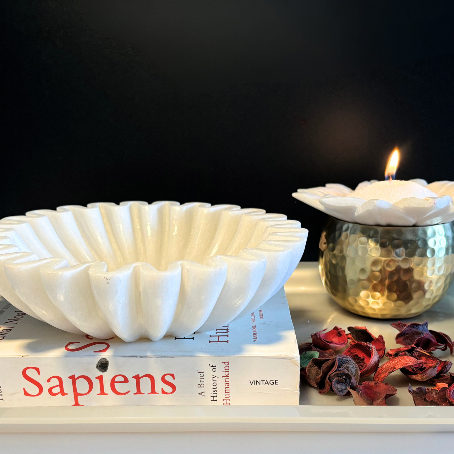 IVORY WAVES MARBLE URLI
