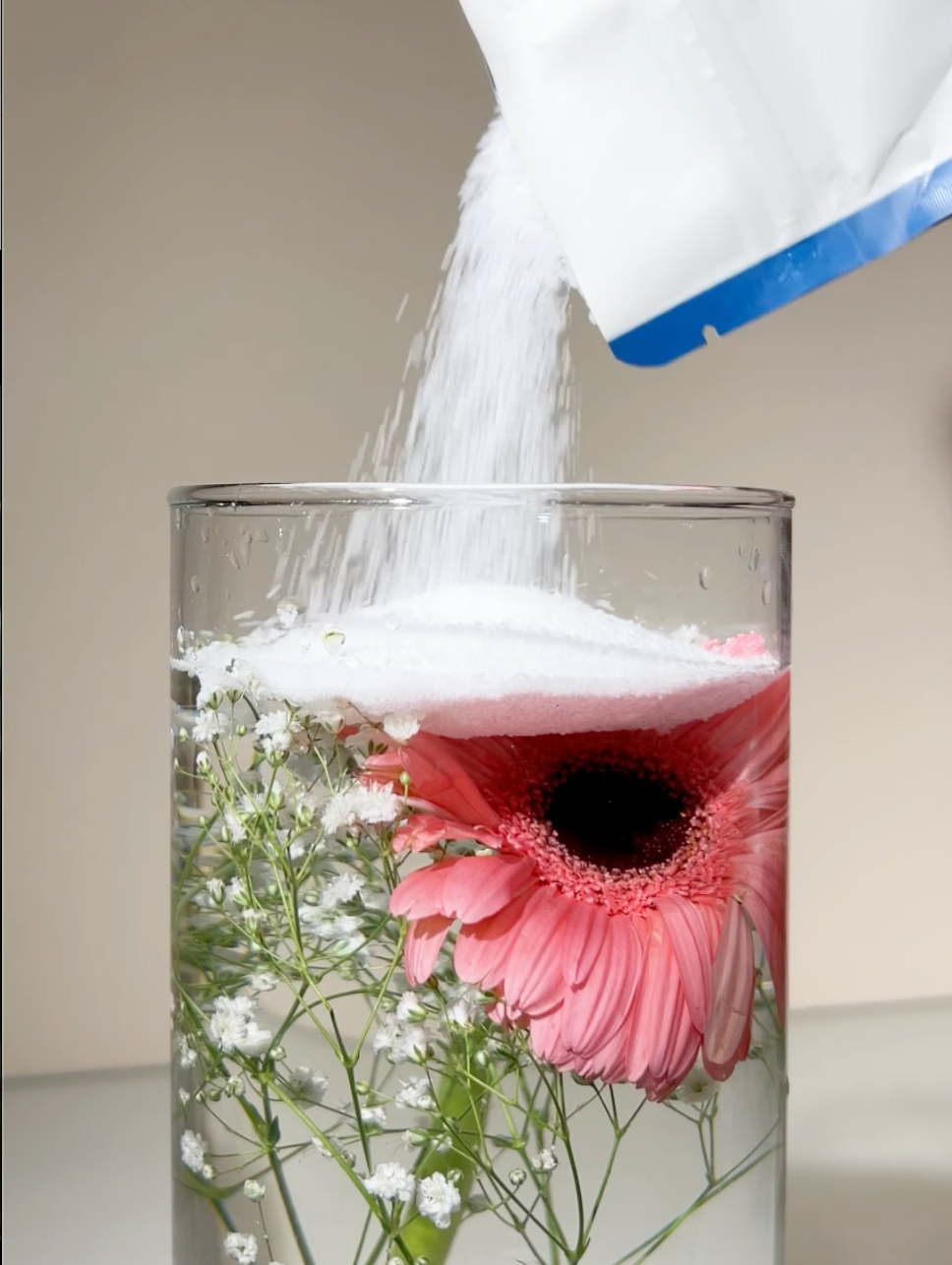 Pour the pearls